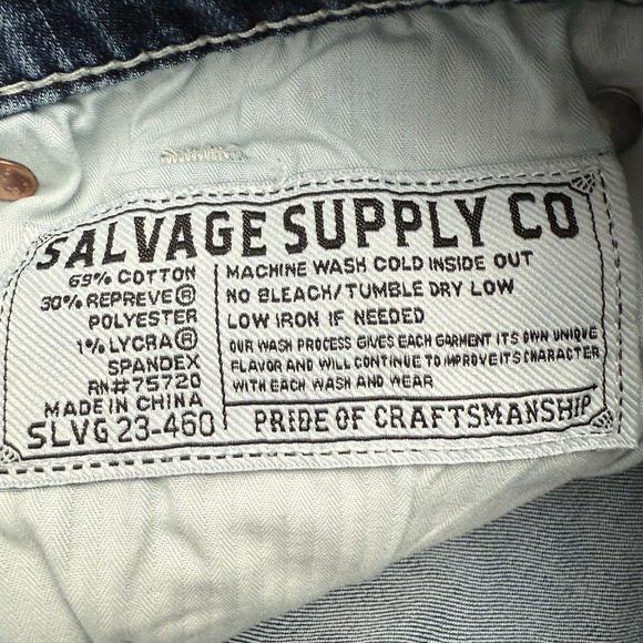 Salvage Supply Co for Buckle Mayhem Straight Fit  Jeans Men 34x32 - Picture 8 of 15